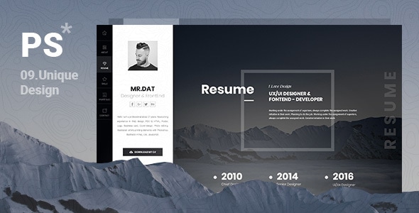 PerStar Personal Vcard HTML Template PerStar Personal Vcard HTML Template