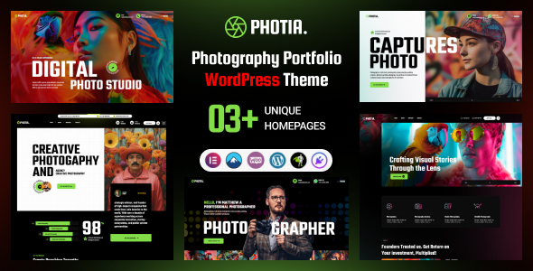Photia - Photography Portfolio WordPress Theme Photia - Photography Portfolio WordPress Theme