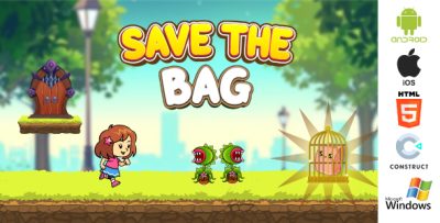 Platformer Adventure - HTML5 Mobile Game Template in Construct 3