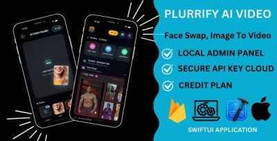 Plurrify AI Video Face Swap, Image To Video,  Mobile App SwiftUI IOS