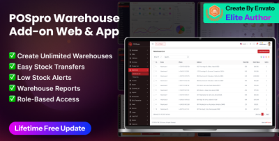 POSpro - Warehouse Add-on for web