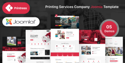 Printress - Joomla 5 Printing Press Services Template