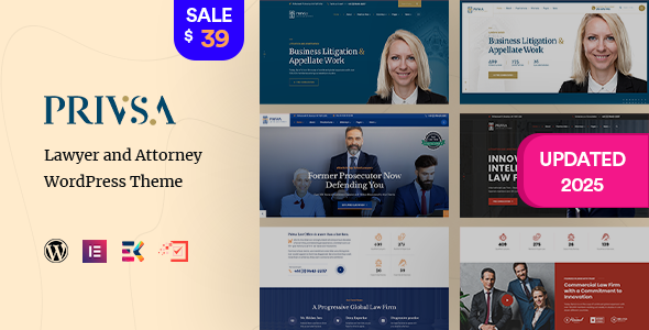 Privsa - Attorney and Lawyer WordPress Theme Privsa - Attorney and Lawyer WordPress Theme