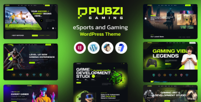 Pubzi – eSports and Gaming WordPress Theme