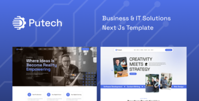 Putech – Business & IT Solutions Next.js Template