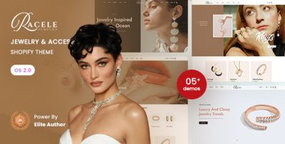 Racele - Jewelry & Accessories Responsive Shopify 2.0 Theme