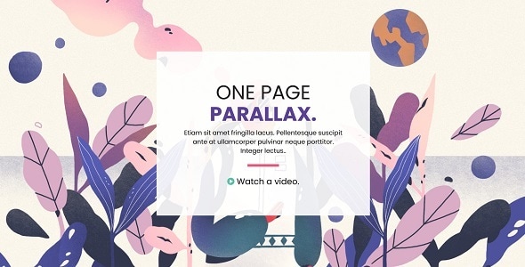 Rafia — One Page Parallax Portfolio Rafia — One Page Parallax Portfolio