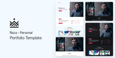 Raza - Personal Portfolio Template
