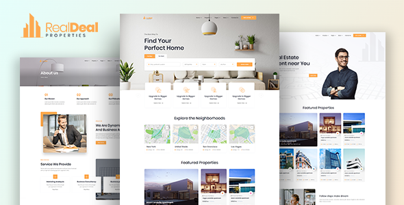 Realdeal - Modern Real Estate HTML template Realdeal - Modern Real Estate HTML template