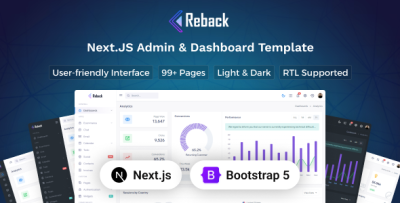 Reback - Next.Js Admin & Dashboard Template