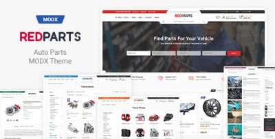 RedParts – Auto Parts eCommerce MODX Theme
