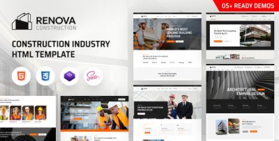 Renova - Construction Industry HTML Template