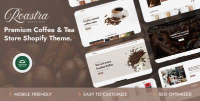 Roastra- Premium Shopify Theme for Coffee Shops, Tea Stores & Beverage Brands