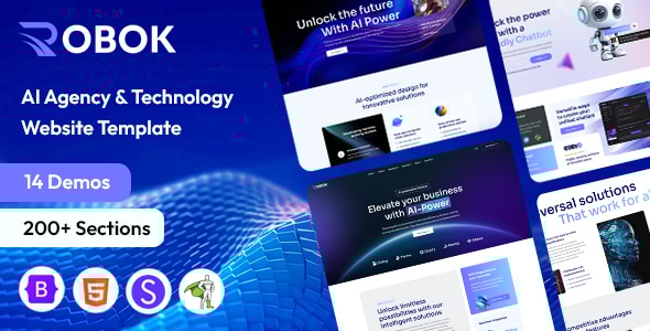 Robok - AI Agency & Technology HTML Template Robok - AI Agency & Technology HTML Template