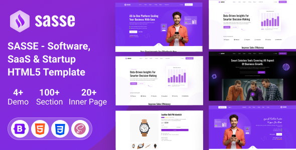 Sasse - Software, Saas & Startup HTML5 Template Sasse - Software, Saas & Startup HTML5 Template