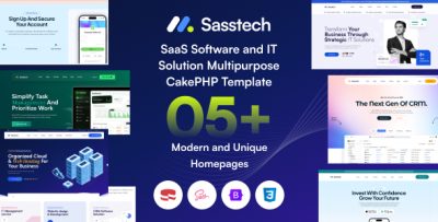 SassTech - CakePHP - SaaS Software & IT Solution Multipurpose Template