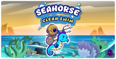 Seahorse Clean Swim - HTML5 Game Template