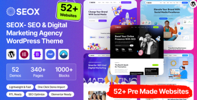 SEOX - SEO & Digital Marketing Agency WordPress  Theme