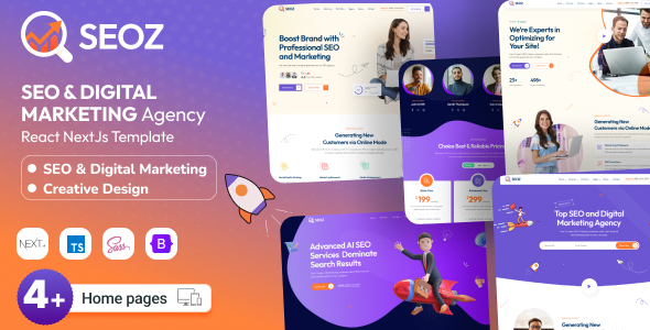 SEOZ - SEO & Digital Marketing Agency React Next.js Template SEOZ - SEO & Digital Marketing Agency React Next.js Template