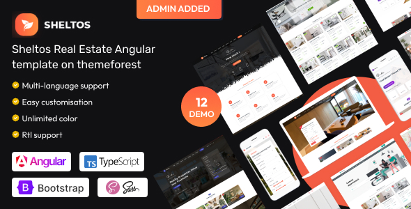 Sheltos - Real Estate Angular 20 Template Sheltos - Real Estate Angular 20 Template