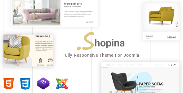 Shopina - Mobile Friendly Joomla Template Shopina - Mobile Friendly Joomla Template