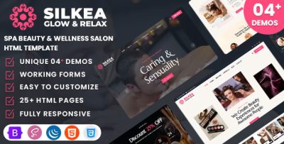 Silkea - Spa Beauty & Wellness Salon HTML Template