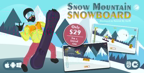 Snow Mountain Snowboard - HTML5 Game Template Snow Mountain Snowboard - HTML5 Game Template