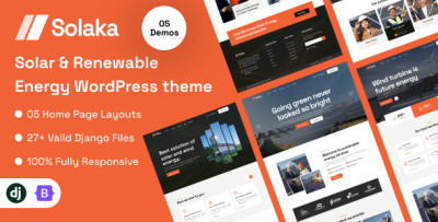 Solaka - Solar and Renewable Energy Django Template