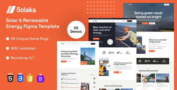 Solaka - Solar & Renewable Energy HTML Template Solaka - Solar & Renewable Energy HTML Template
