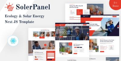 SolerPanel - Ecology & Solar Energy Next JS Template