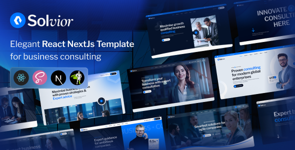 Solvior - Business Consulting React NextJs Template Solvior - Business Consulting React NextJs Template