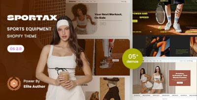 Sportax - Sports Equipment Store Shopify 2.0 Theme
