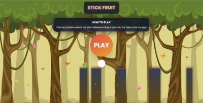 Stick Fruit - HTML5 Skill Arcade Game