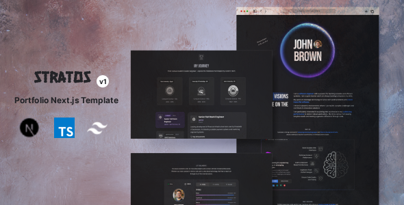 Stratos - Personal Portfolio Next.js Template Stratos - Personal Portfolio Next.js Template