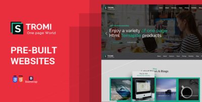 Stromi | One Page HTML5 Template