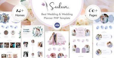 Sukun - Wedding & Wedding Planner PHP Template