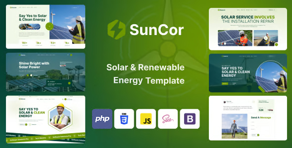 Suncor - Solar & Renewable Energy PHP Template Suncor - Solar & Renewable Energy PHP Template