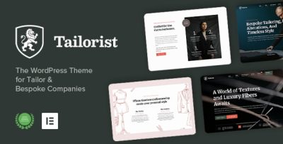 Tailorist - Tailoring & Fashion WordPress Theme