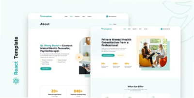 Talking Minds - Psychotherapist React Vite Template