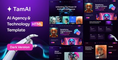 Tamai - Ai Agency & Technology HTML Template
