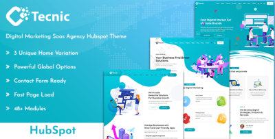 Tecnic - Digital Marketing Hubspot Theme