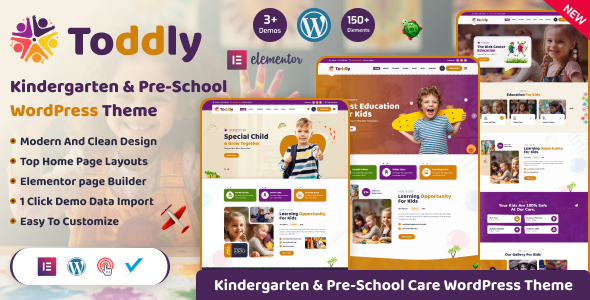 Toddly - Kids & Kindergarten WordPress Theme Toddly - Kids & Kindergarten WordPress Theme