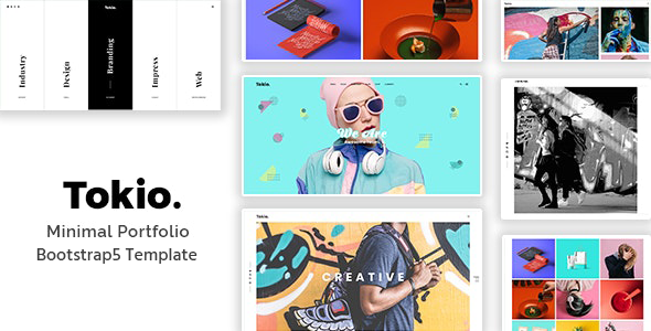 Tokio - Minimal Portfolio HTML Template Tokio - Minimal Portfolio HTML Template