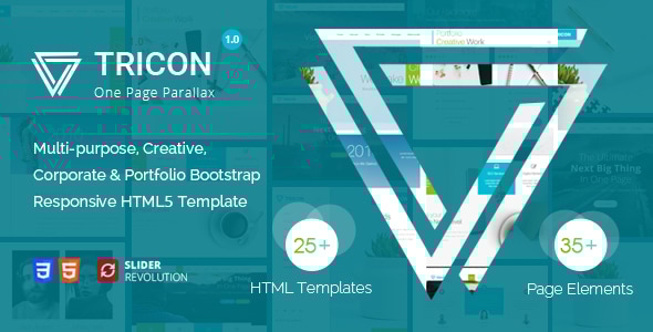 Tricon - One Page Parallax Tricon - One Page Parallax