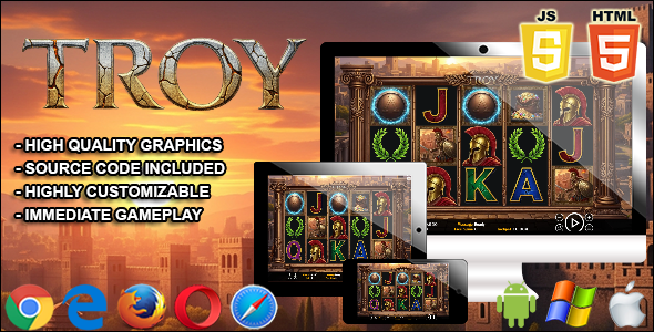 Troy - HTML5 Slot Machine Troy - HTML5 Slot Machine