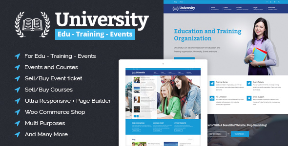 University - Education, Event and Course HTML Template University - Education, Event and Course HTML Template