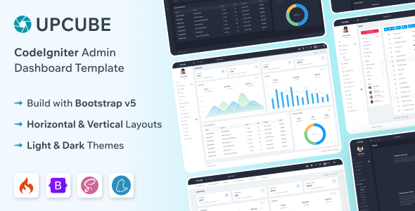 Upcube - CodeIgniter Admin & Dashboard Template Upcube - CodeIgniter Admin & Dashboard Template