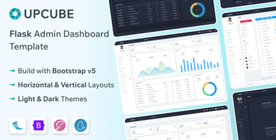 Upcube - Flask Admin & Dashboard Template