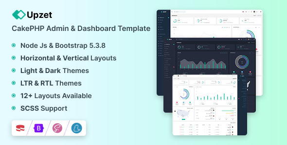 Upzet - CakePHP Admin & Dashboard Template Upzet - CakePHP Admin & Dashboard Template