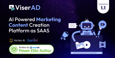 ViserAD - AI Powered Marketing Content Creation Platform as SAAS